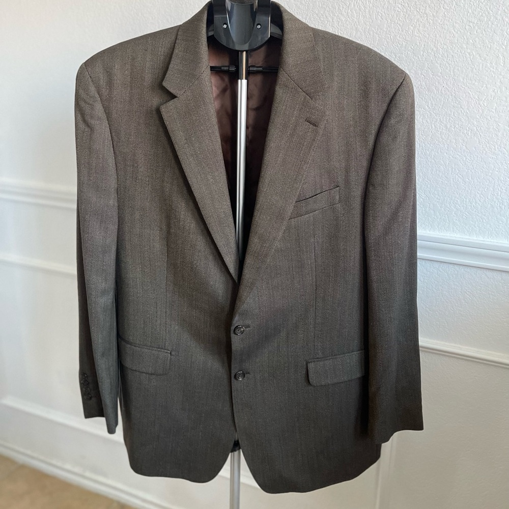 Ralph Lauren Dark Brown Blazer 100% Wool